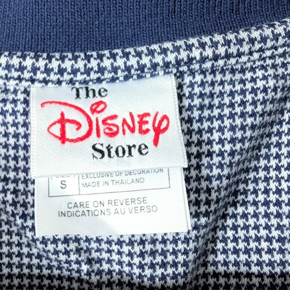NWT Vintage‎ 1990s Disney Store Houndstooth Embroidered Tigger Golf Polo Blue S - Picture 3 of 11